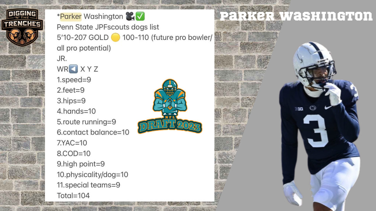 Parker Washington 2023 NFL Draft Dolphins Thirsty Dolphins Thirsty